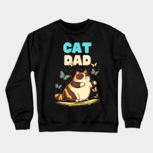 Cat Dad Crewneck Sweatshirt